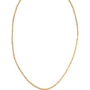 Collier Chaîne Plaqué Or Maille Forçat 1.6mm 50cm
