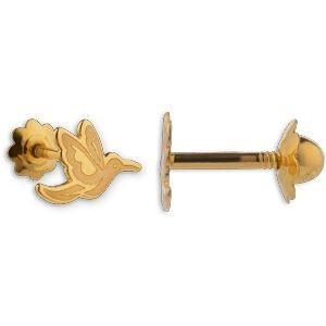 Boucles D'oreilles Or 375 Colibri 7*10mm