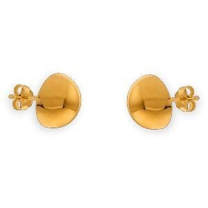 Boucles D'oreilles Or 750 Bouton 10mm