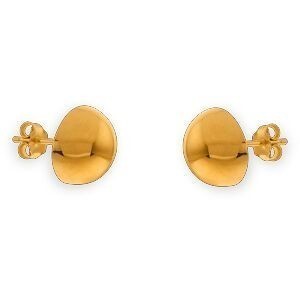 Boucles D'oreilles Or 750 Bouton 10mm