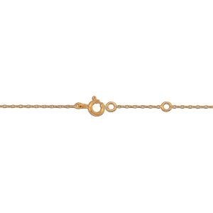 Bracelet Or 375 17  à 19cm Cœur Carte Martinique Email
