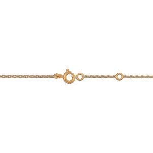 Bracelet Or 375 17  à 19cm Cœur Carte Martinique Email