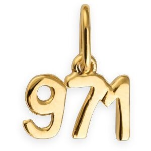 Pendentif Plaqué Or 971 10*14mm Avec Bélière