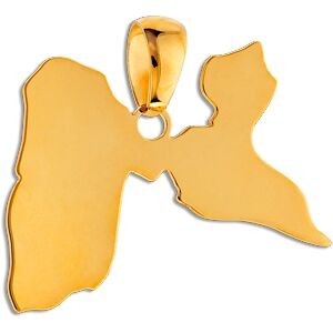 Pendentif Or 375 Carte Guadeloupe 12*15mm Avec Bélière