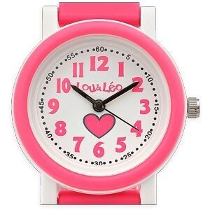 Montre Enfant Carte Guadeloupe Bracelet Plastique Rose