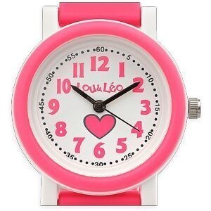 Montre Enfant Carte Guadeloupe Bracelet Plastique Rose