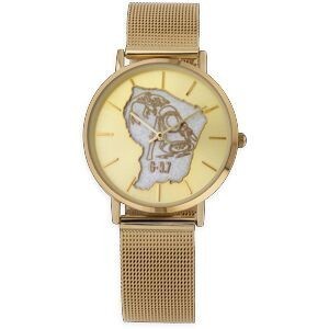 Montre Homme G97 36mm Cad Doré Guyane Arg Orpailleur Doré Brac Mesh Doré 17.5mm 3atm