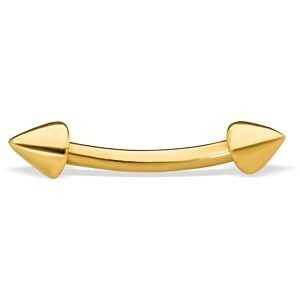 Piercing Arcade Pointe Or 375 15mm Tige 1.2mm
