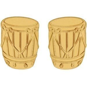 Boucles D'oreilles Or 375 Gwoka 7*9mm