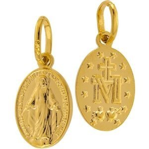 Médaille Plaqué Or Vierge Miraculeuse 13*26mm Avec Bélière