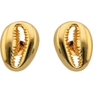 Boucles D'oreilles Plaqué Or Cauri 9*15mm