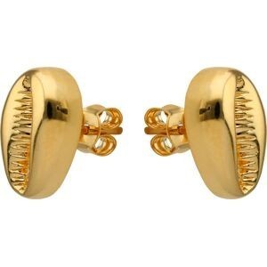 Boucles D'oreilles Plaqué Or Cauri 9*15mm