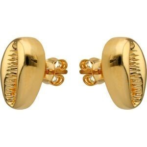 Boucles D'oreilles Plaqué Or Cauri 9*15mm