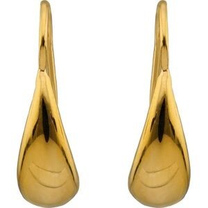 Boucles D'oreilles Plaqué Or Goutte 6*15mm Pendant 23mm
