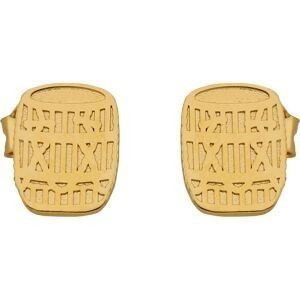 Boucles D'oreilles Plaqué Or Ka 6.5*8mm