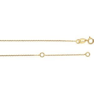 Collier Or 375 Boule Satinée 10mm Chaîne 0.8mm 42 à 45cm