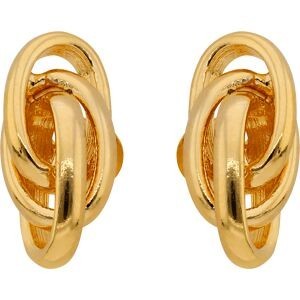 Boucles D'oreilles Plaqué Or Nœud Forçat Antillais 7*15mm