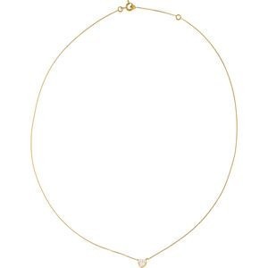 Collier Or 375 Cœur Zirconium 5.5mm Chaîne Forçat Diamanté 0.8mm 42 à 45cm