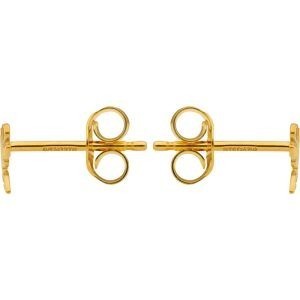 Boucles D'oreilles Or 375 Crocodile 0.5*10mm