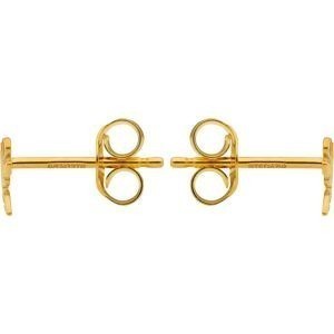 Boucles D'oreilles Or 375 Crocodile 0.5*10mm