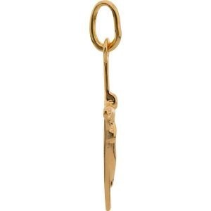 Croix Christ Plaqué Or 14*27mm Avec Bélière