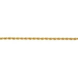 Collier Acier Jaune Maille Corde 6mm 80cm