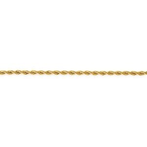 Collier Acier Jaune Maille Corde 6mm 80cm