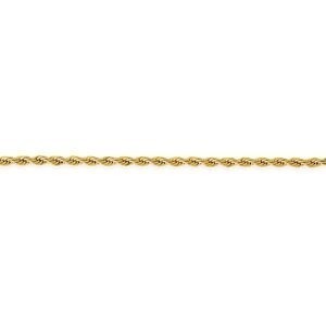 Collier Acier Jaune Maille Corde 6mm 80cm