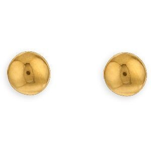 Boucles D'oreilles Or 750 Boule 7mm