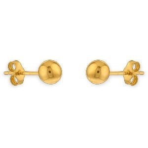 Boucles D'oreilles Or 750 Boule 8mm