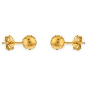 Boucles D'oreilles Or 750 Boule 8mm