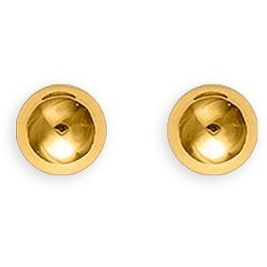 Boucles D'oreilles Or 375 Boule 4mm