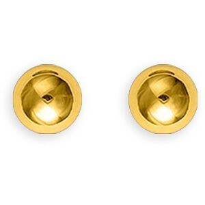 Boucles D'oreilles Or 375 Boule 10mm