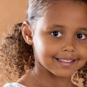 Boucles D'oreilles Or 375 Dauphin 5*7mm
