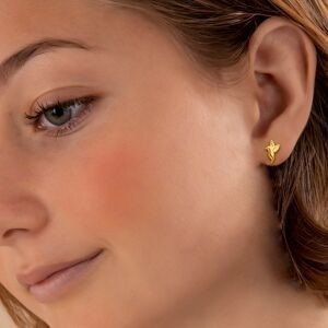 Boucles D'oreilles Or 375 Colibri 8*13mm