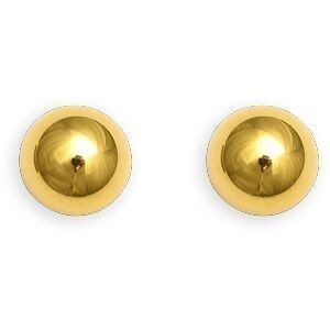 Boucles D'oreilles Or 375 Bouton 8mm