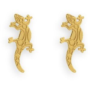 Boucles D'oreilles Or 375 Margouillat 6.5*12mm