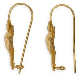Boucles D'oreilles Or 750 Pendant 20mm Tête Antillaise 10*17mm