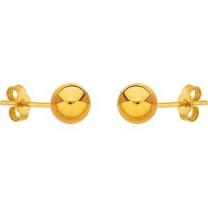 Boucles D'oreilles Or 750 Bouton 8mm