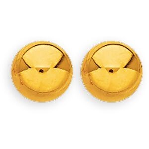 Boucles D'oreilles Or 750 Bouton 6mm