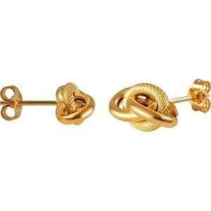 Boucles D'oreilles Or 750 Nœud Forçat Antillais 6.5*11mm