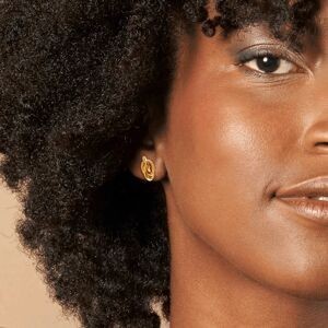 Boucles D'oreilles Or 750 Nœud Forçat Antillais 6.5*11mm