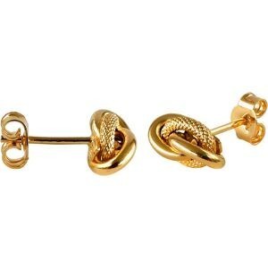 Boucles D'oreilles Or 750 Nœud Forçat Antillais 7.5*14mm