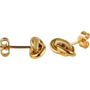 Boucles D'oreilles Or 750 Nœud Forçat Antillais 7.5*14mm