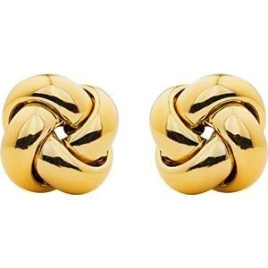 Boucles D'oreilles Or 375 Nœud 25mm