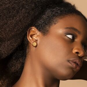 Boucles D'oreilles Or 750 Katori 10mm