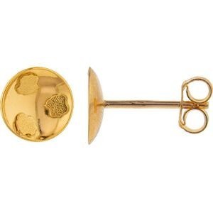 Boucles D'oreilles Or 750 Batée 5mm
