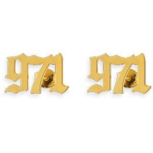 Boucles D'oreilles Or 375 971 13*8mm