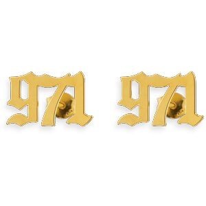 Boucles D'oreilles Or 375 971 13*8mm