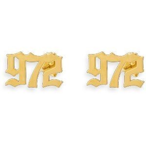 Boucles D'oreilles Or 375 972 13*8mm